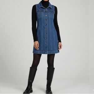 Universal Thread Denim Button-Down Dress Size S